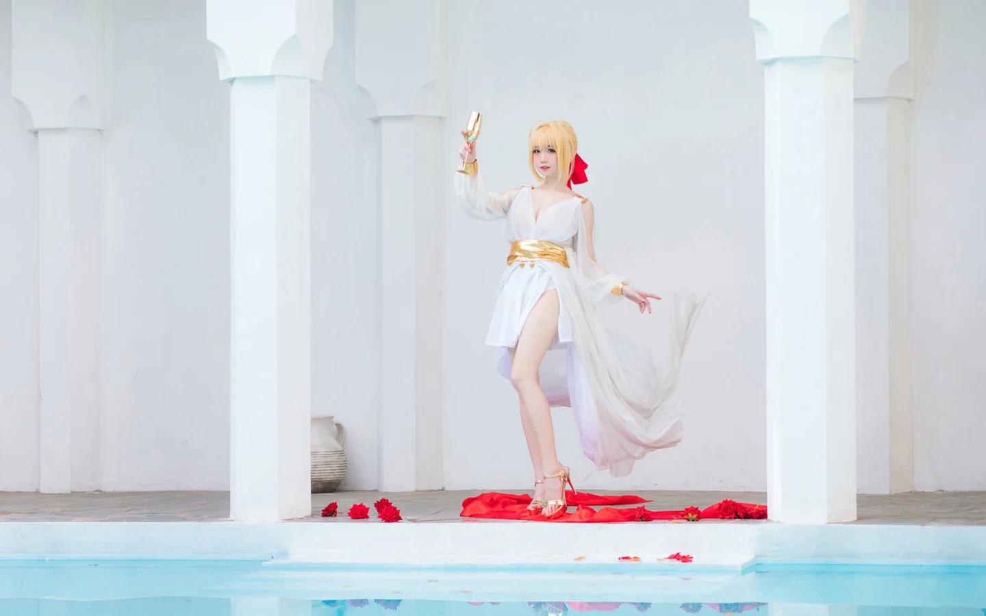 焖焖碳 - FGO·尼禄 礼服 [27P-270MB] tg@simisebaisi 【丝足阁】022.webp